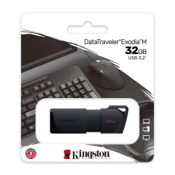KINGSTON DTX/32GB USB 3.2 Data Traveler Exodia Gen 1 Flash Disk (Siyah - Beyaz)