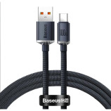 BASEUS CRYSTAL SHINE SIYAH 100W 120 CM USB TO TYPE-C ŞARJ KABLOSU